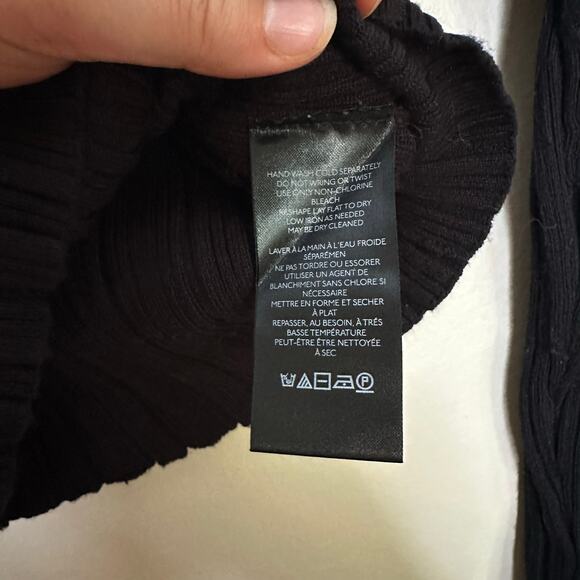 Anthropologie Black Crew Neck Sweater - Picture 6 of 10